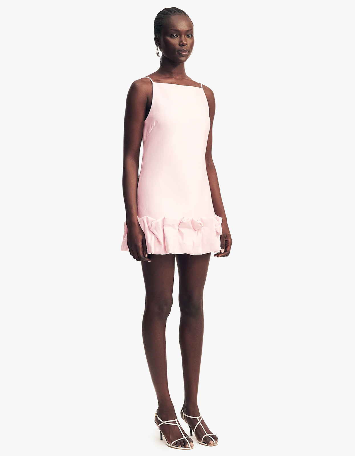 Otis Bubble Hem Mini Dress - Fairyfloss