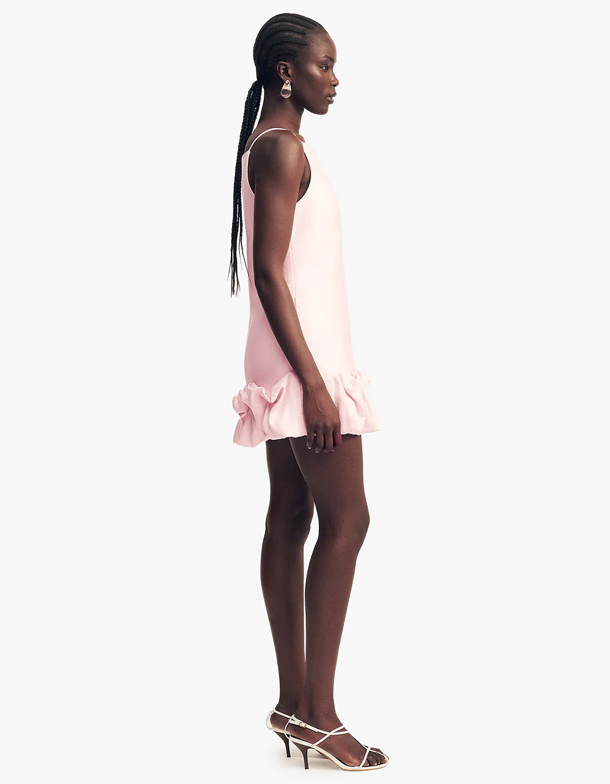 Otis Bubble Hem Mini Dress - Fairyfloss