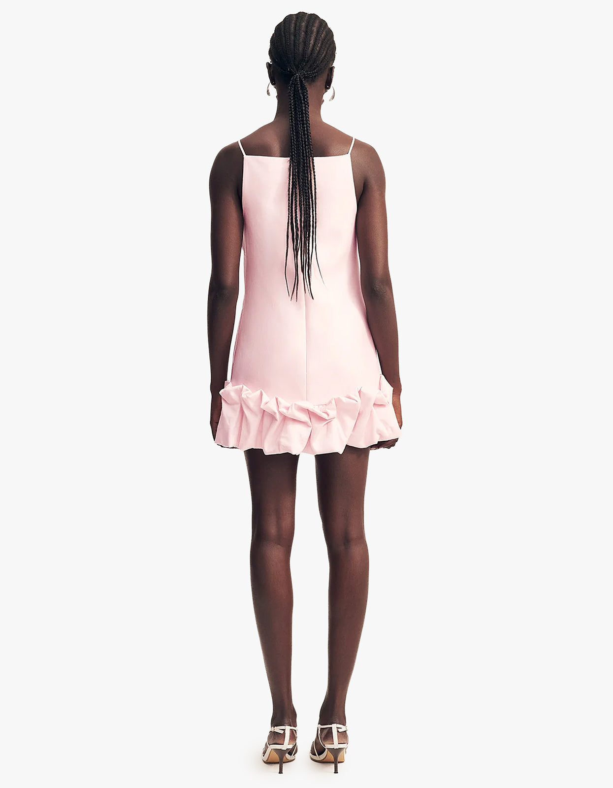 Otis Bubble Hem Mini Dress - Fairyfloss