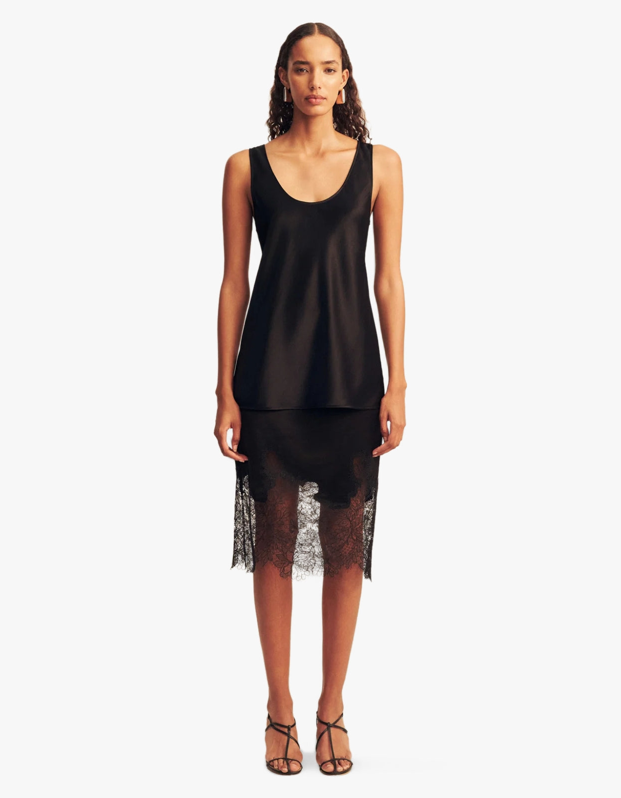 Savanna Scoop Neck Top - Black