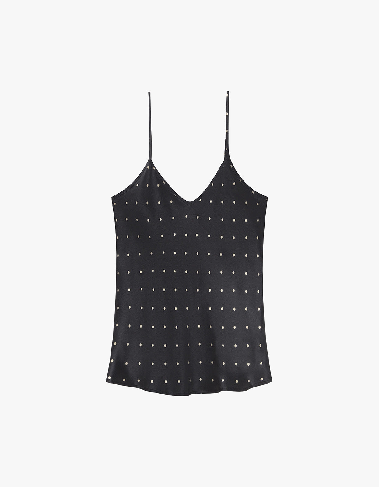 Bias Cut Cami - Small Polka Dot