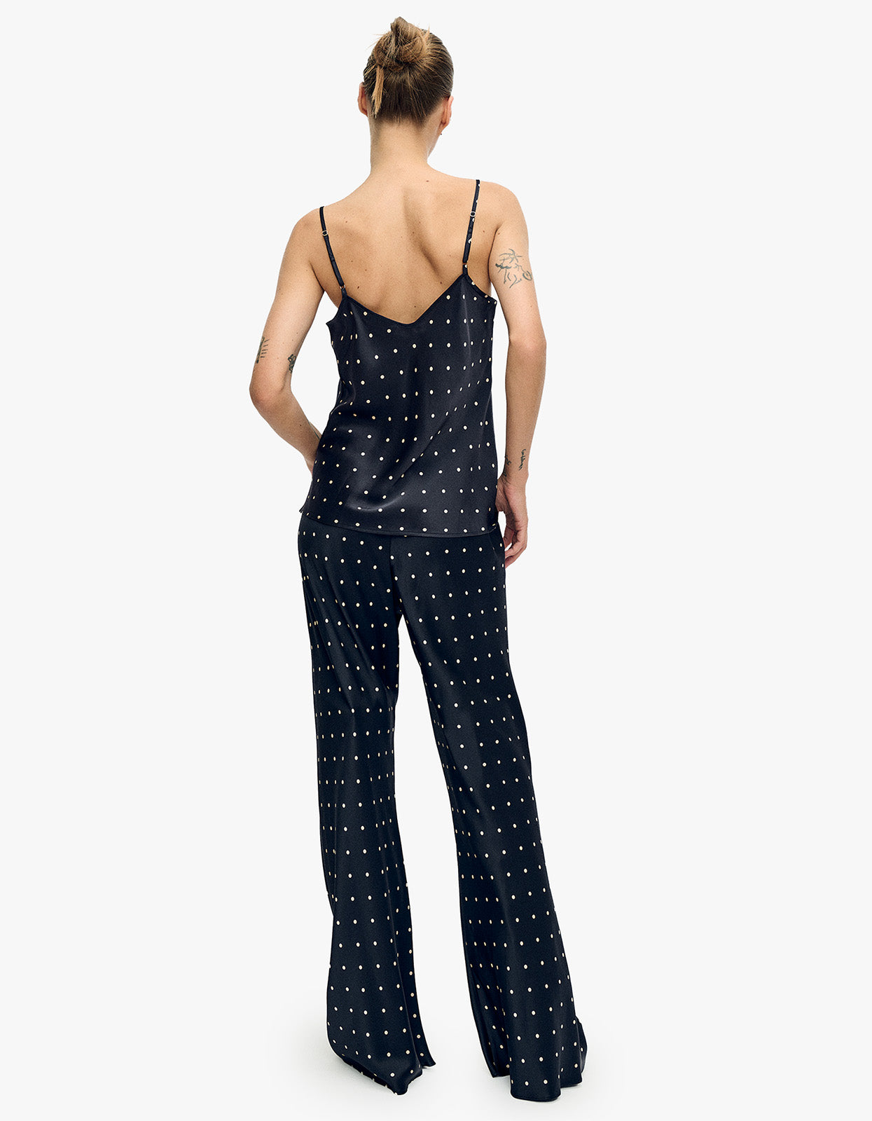 Bias Cut Pant - Small Polka Dot