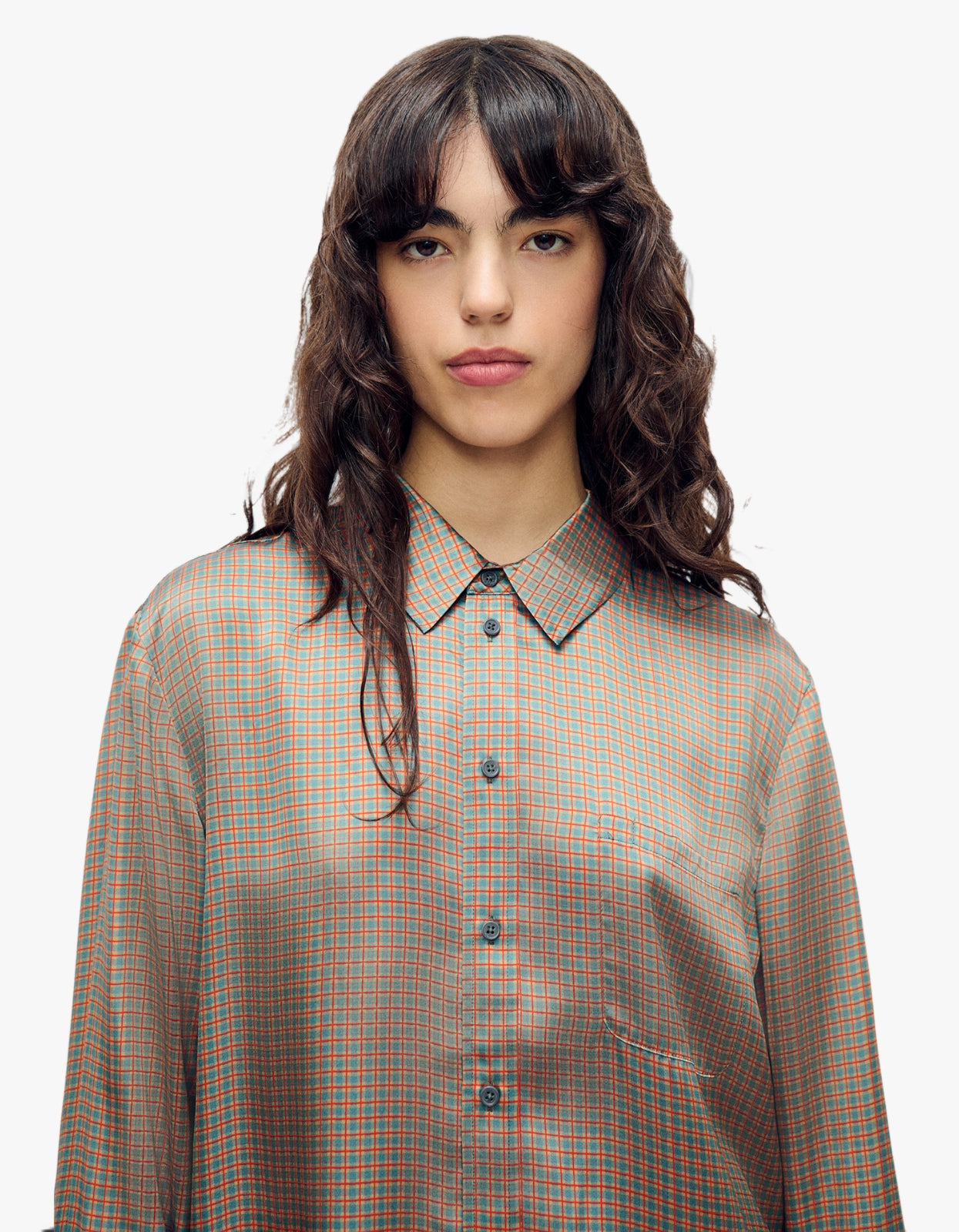 Boyfriend Shirt - Micro Plaid