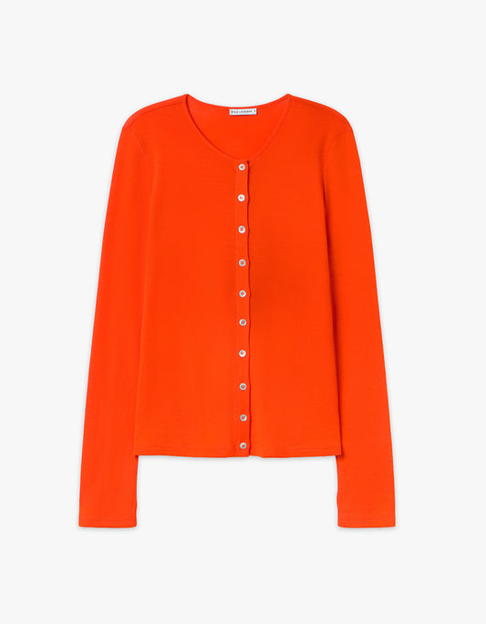 Merino Cardigan - Sunset