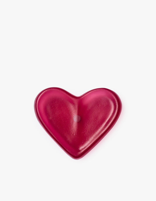 Jumbo Glo Heart - Ruby