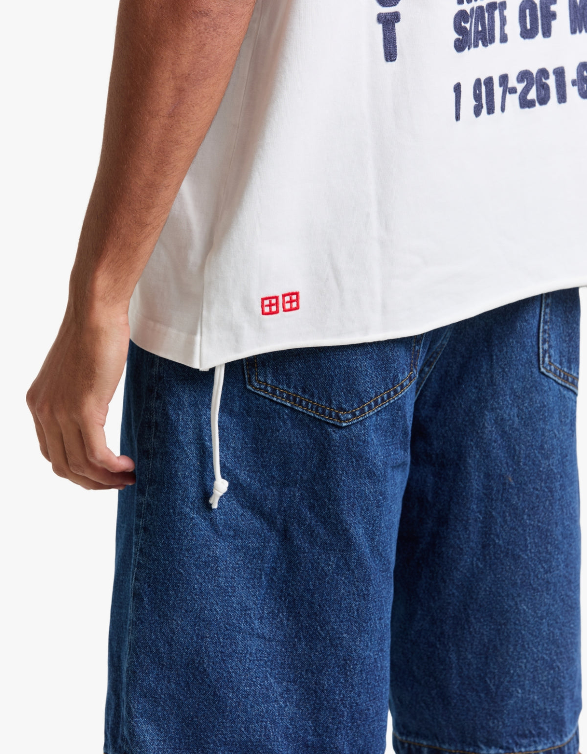 Club Ekcess S/S Tee - Tru White