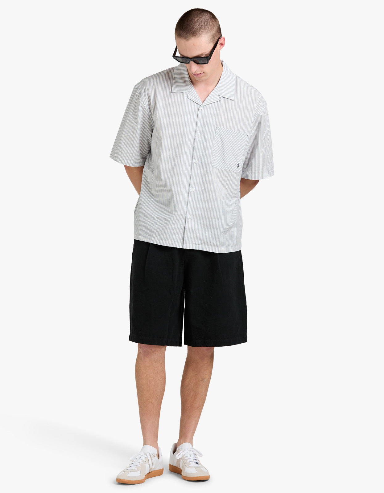 Diner S/S Shirt - Blue Stripe