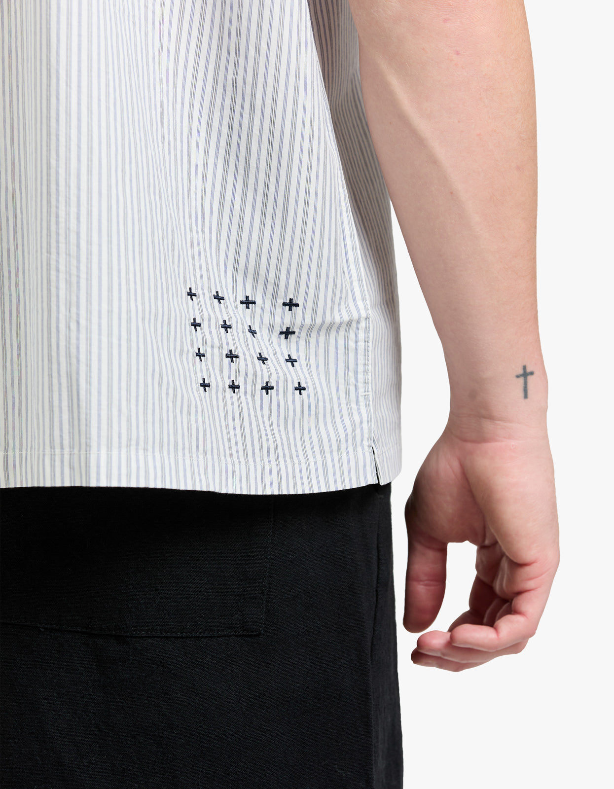 Diner S/S Shirt - Blue Stripe