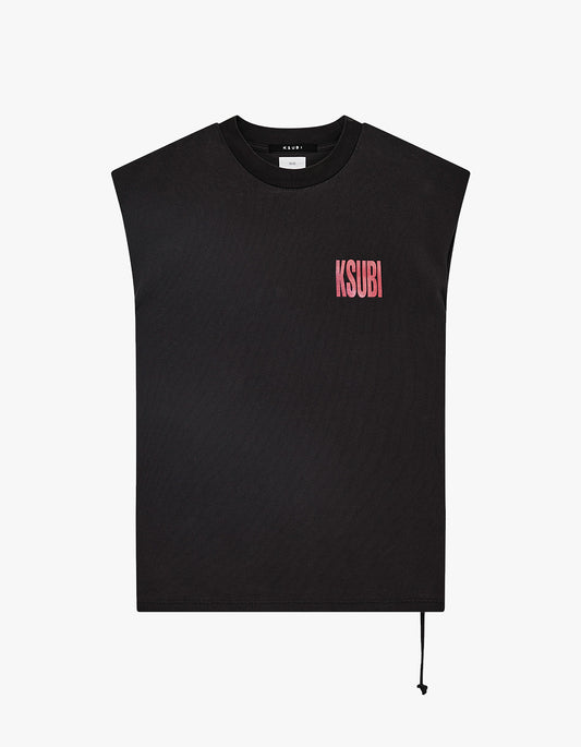 Panthera Cut Off Biggie Tee - Ash