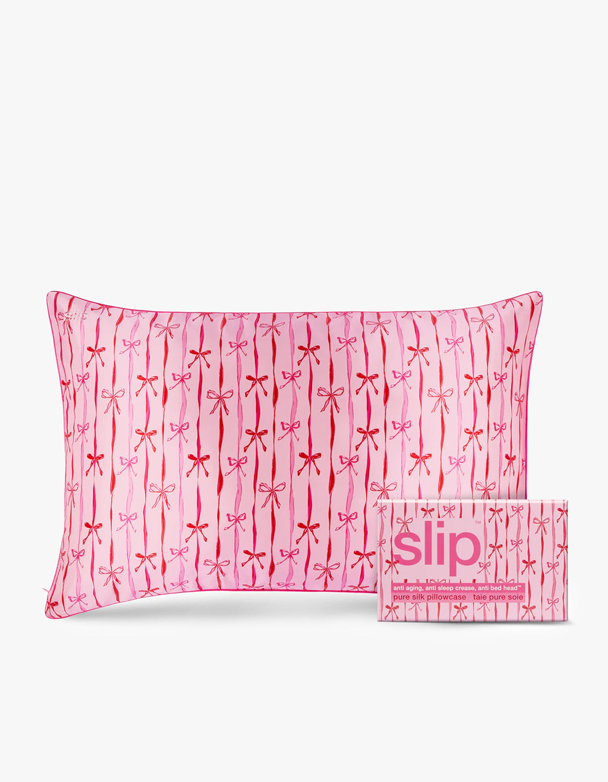 Silk Pillowcase - Strawberry Cupcake