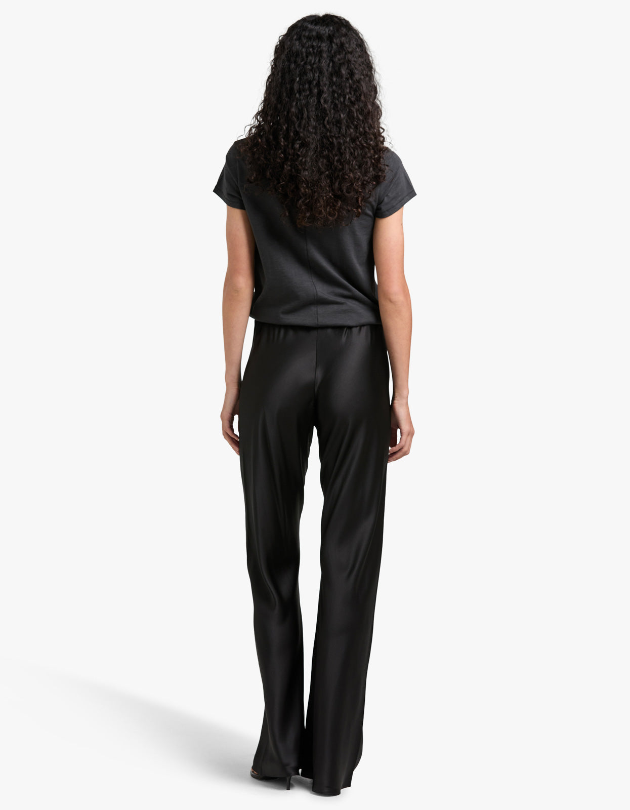 Bias Cut Pant - Black