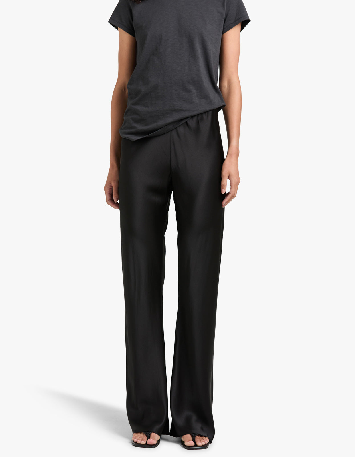 Bias Cut Pant - Black