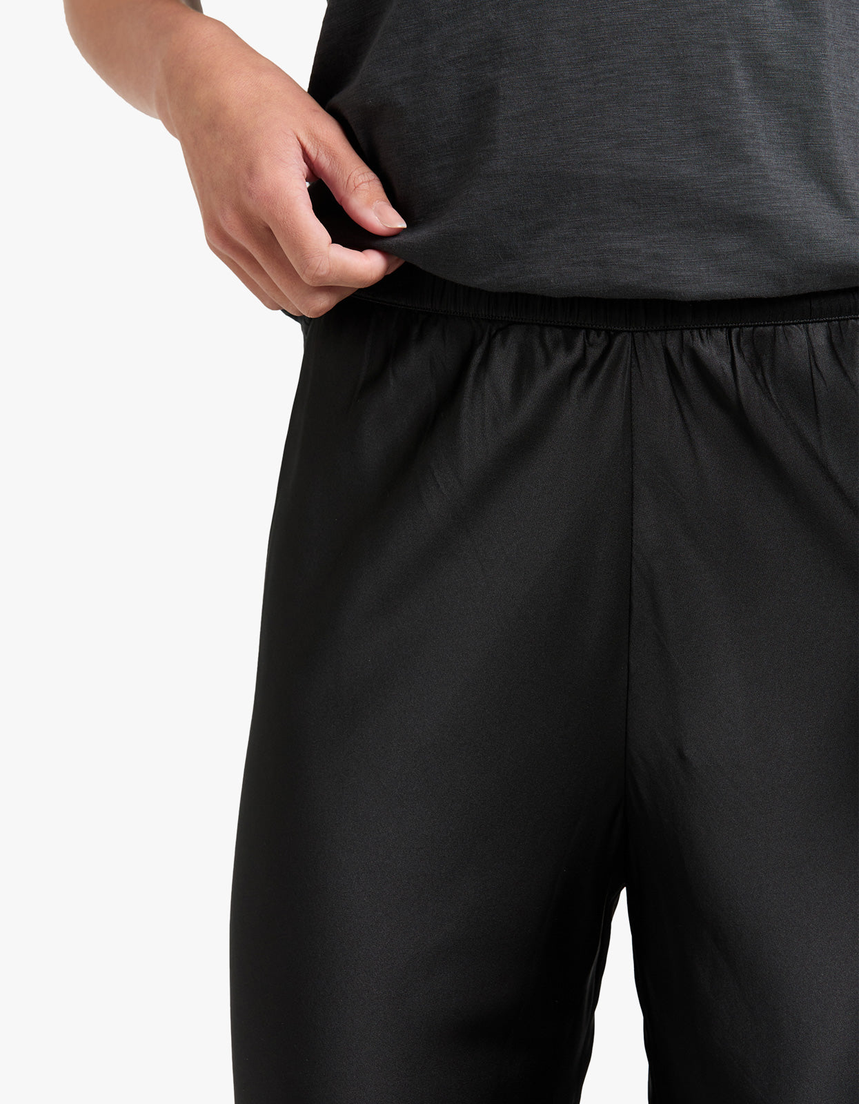 Bias Cut Pant - Black