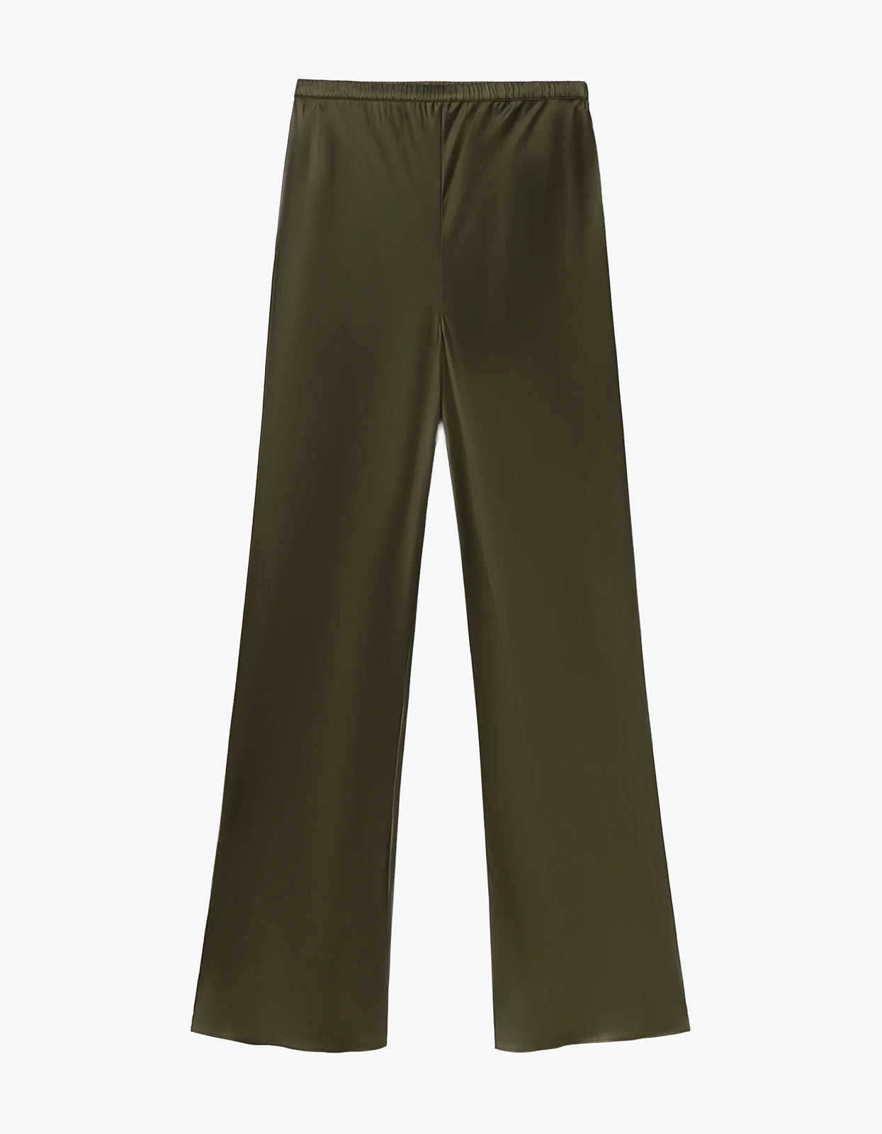 Bias Cut Pants - Pine