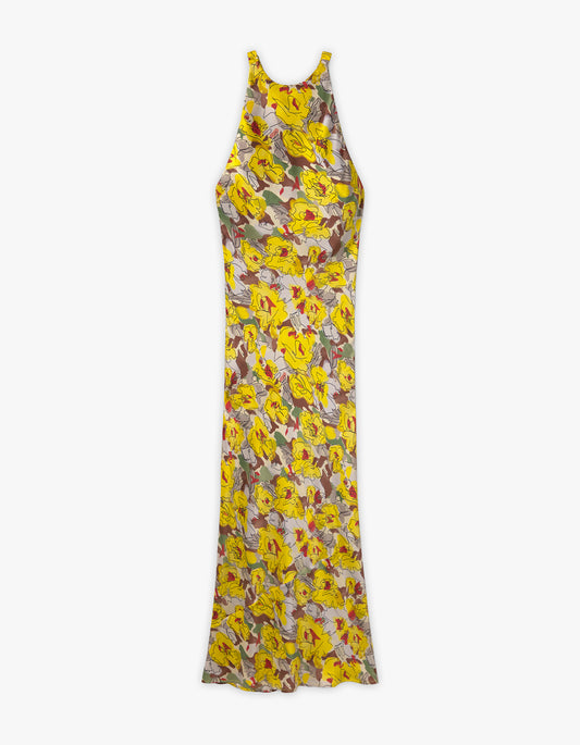 High Low Dress - Sunflower Floral
