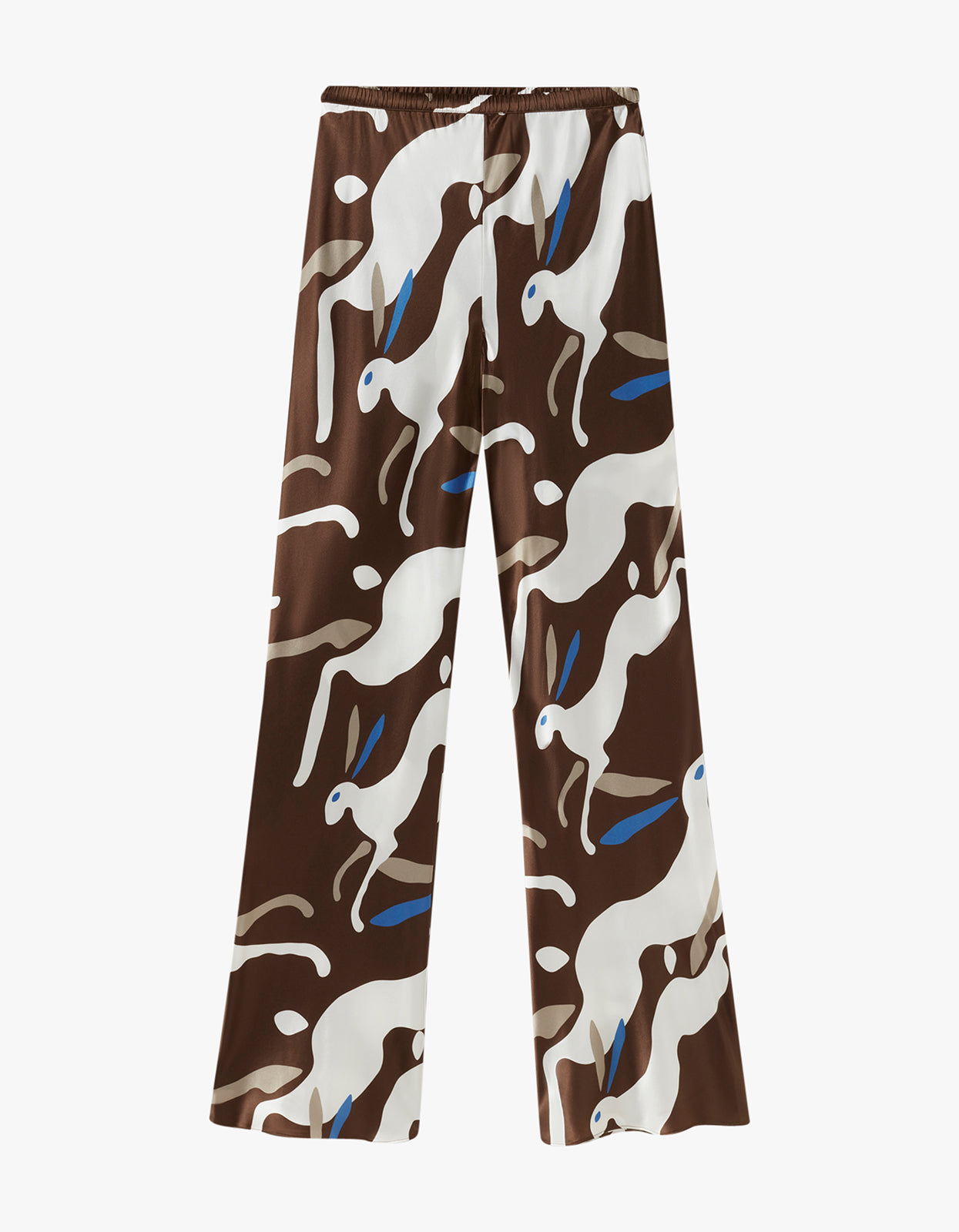 Bias Cut Pants - Rabbit Dark Earth