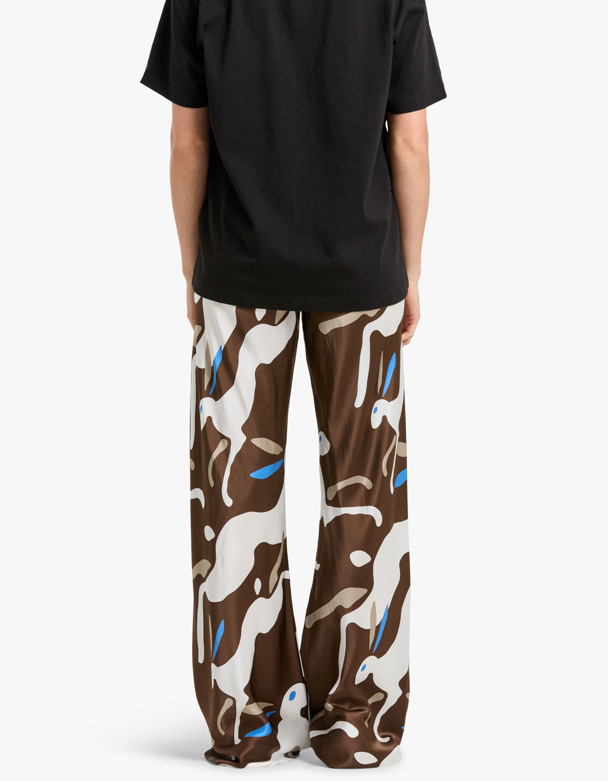 Bias Cut Pants - Rabbit Dark Earth