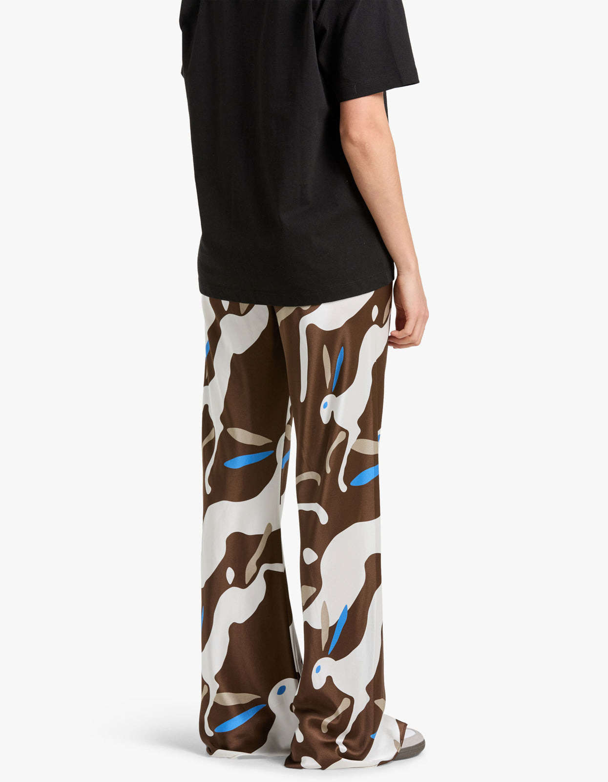 Bias Cut Pants - Rabbit Dark Earth