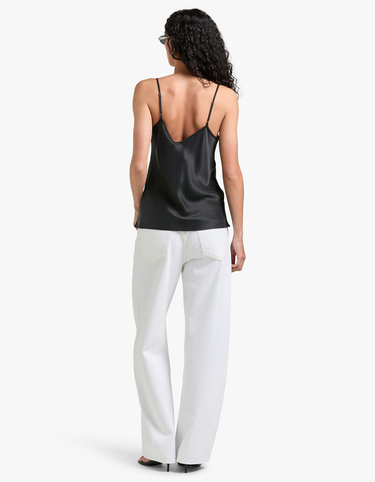 Bias Cut Cami - Black