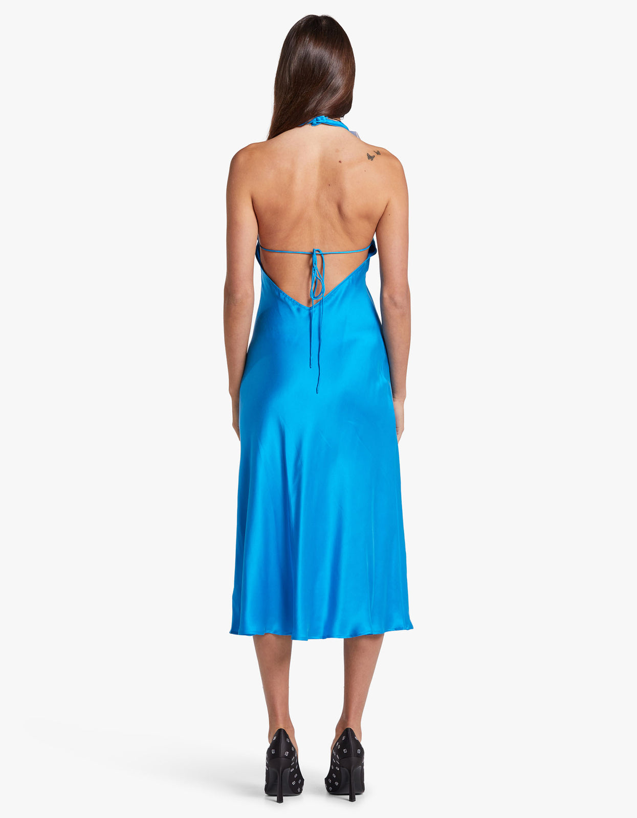 Superette | Halter Dress - Coast Blue