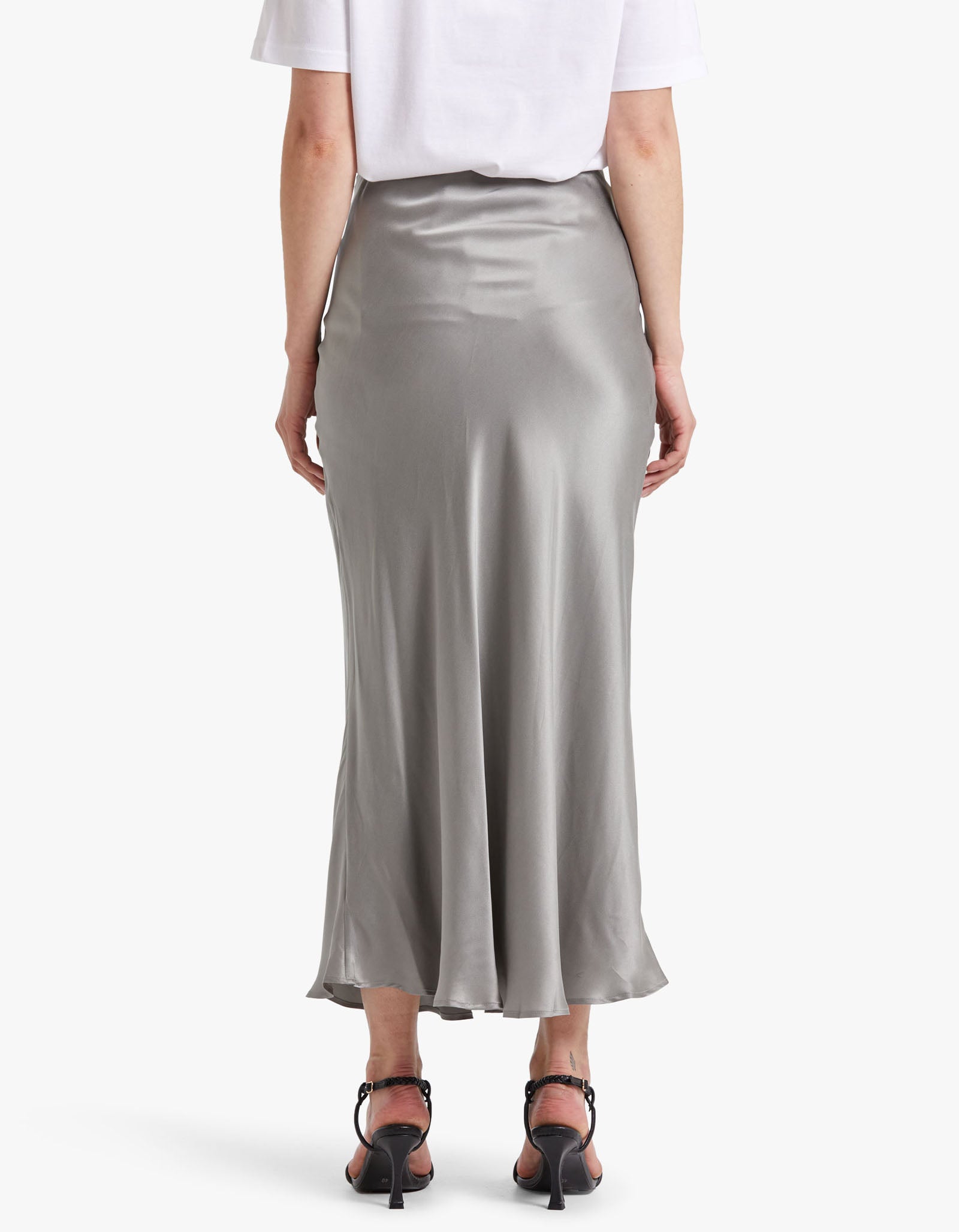 Silk laundry hotsell midi skirt