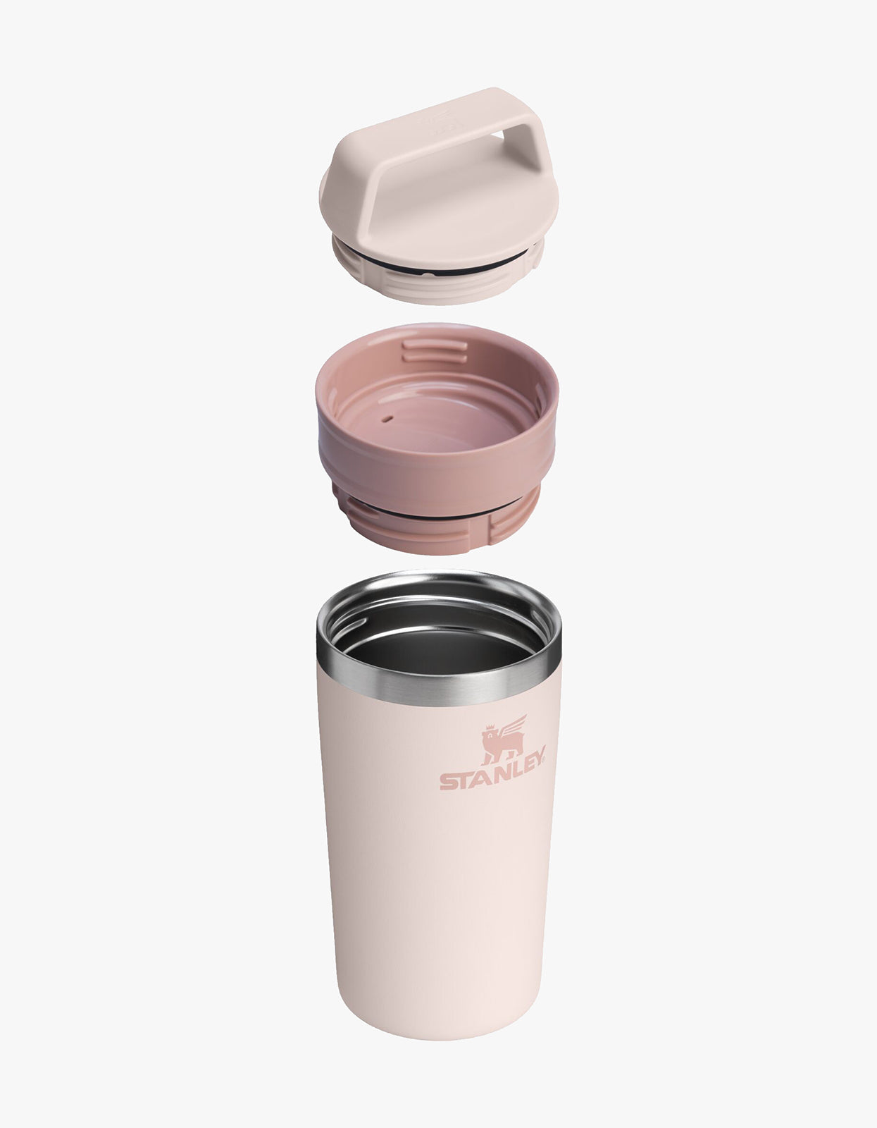 The Cafe To Go Travel Mug 12oz - Rose Quartz