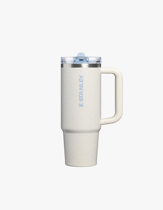 The Quencher Protour Flip Straw Tumbler 30Oz - Pale Stone Speckle