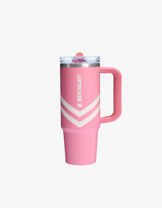 The Quencher Protour Flip Straw 890ml / 30oz - Plumeria Chevron