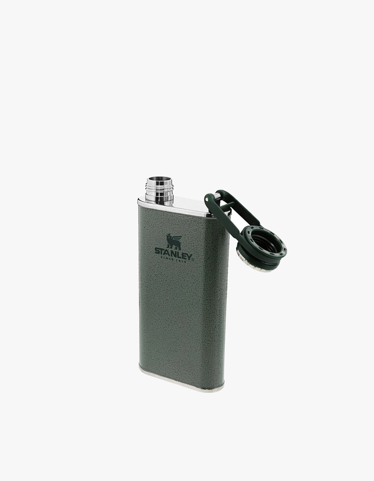 Classic Easy Fill Wide Mouth Flask 8Oz - Hammertone Green