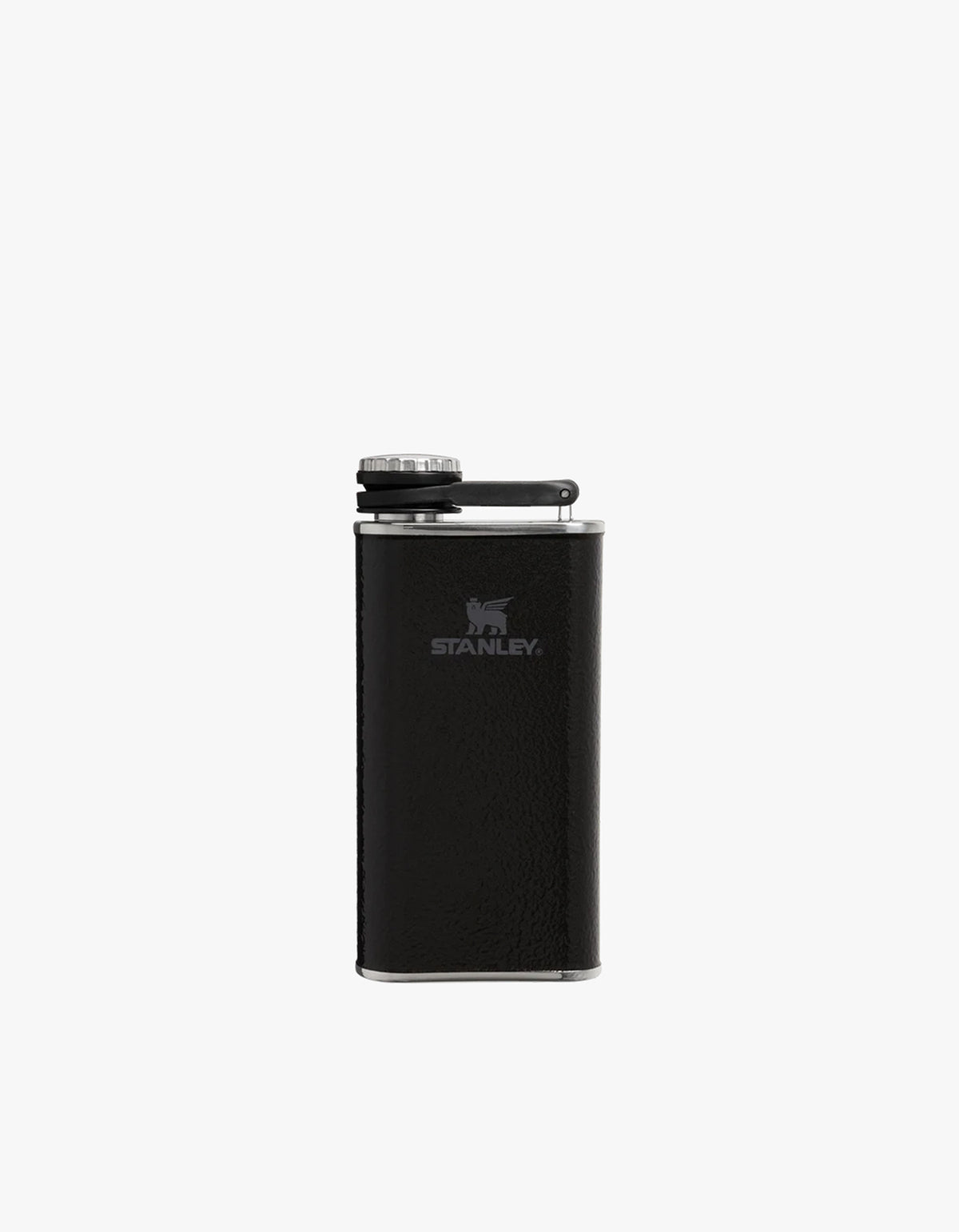 Classic Easy Fill Wide Mouth Flask 8Oz - Hammertone Black
