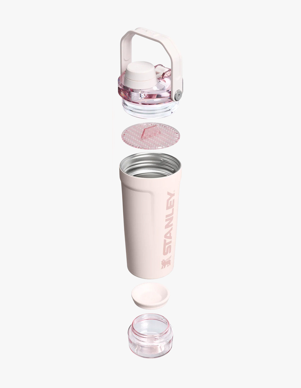 The Activate Shaker Bottle 590ml/20oz - Rose Quartz
