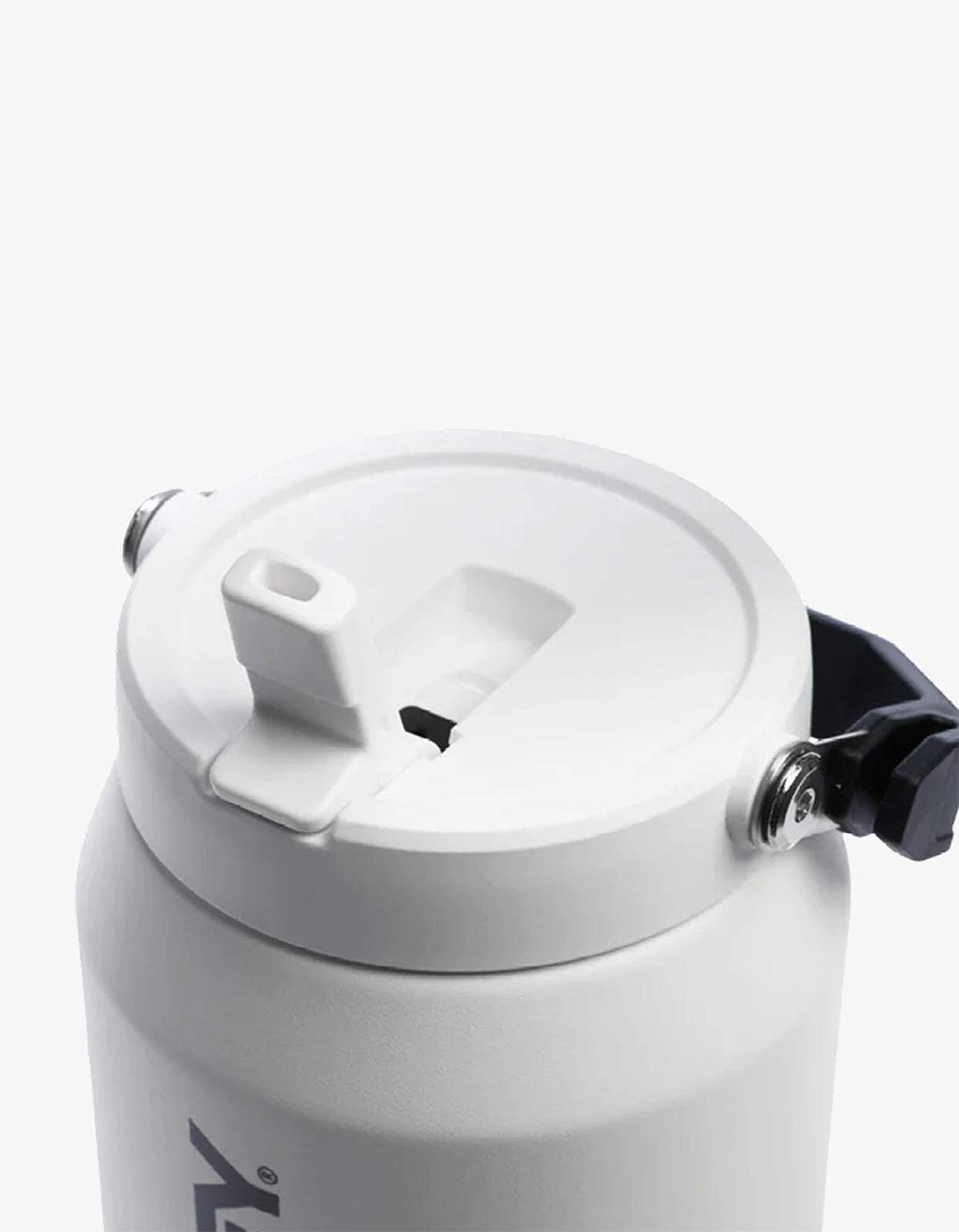 The Iceflow Bottle Flip Straw 2.0 Jug 64oz - Chalk