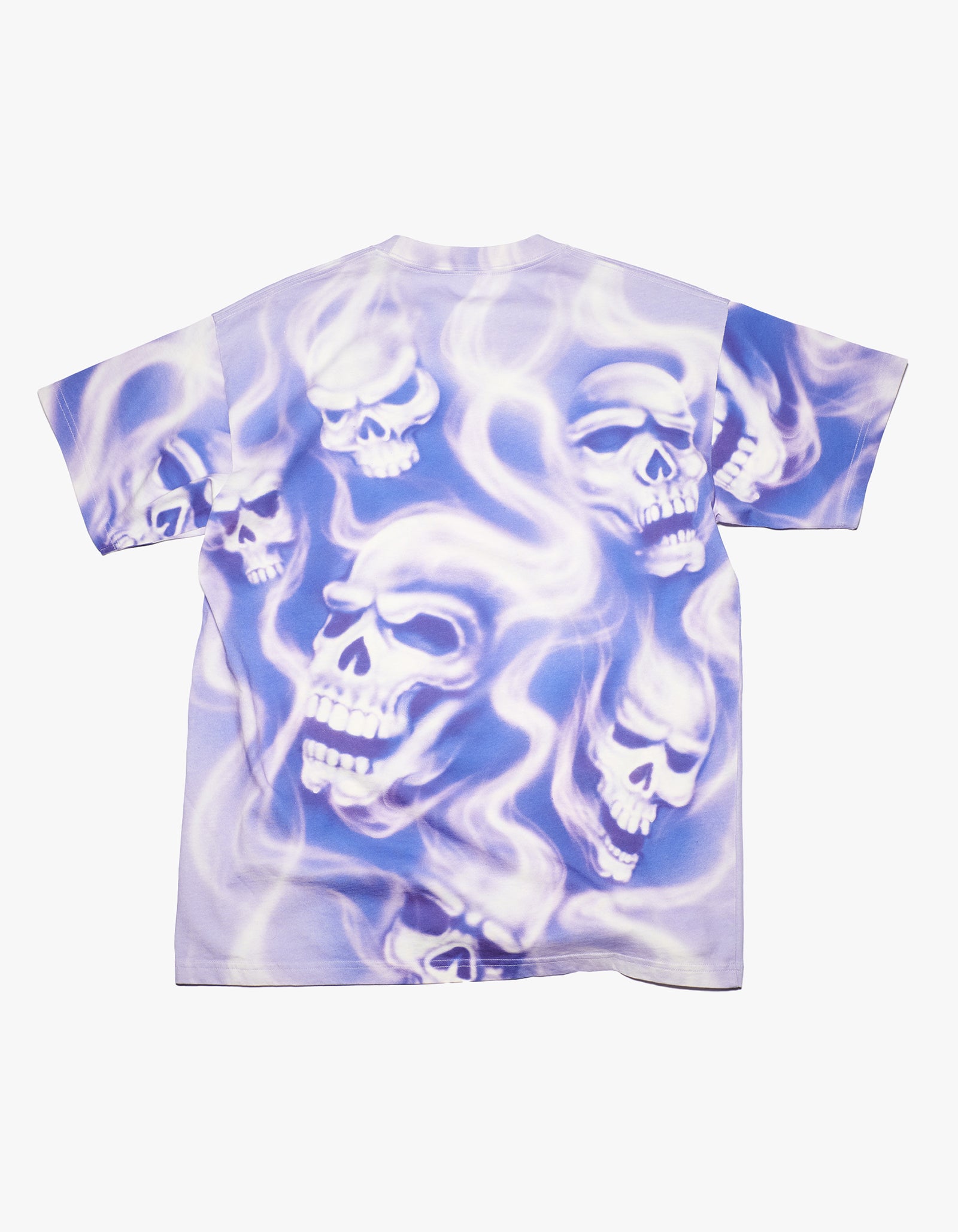 Blue skull hotsell t shirt