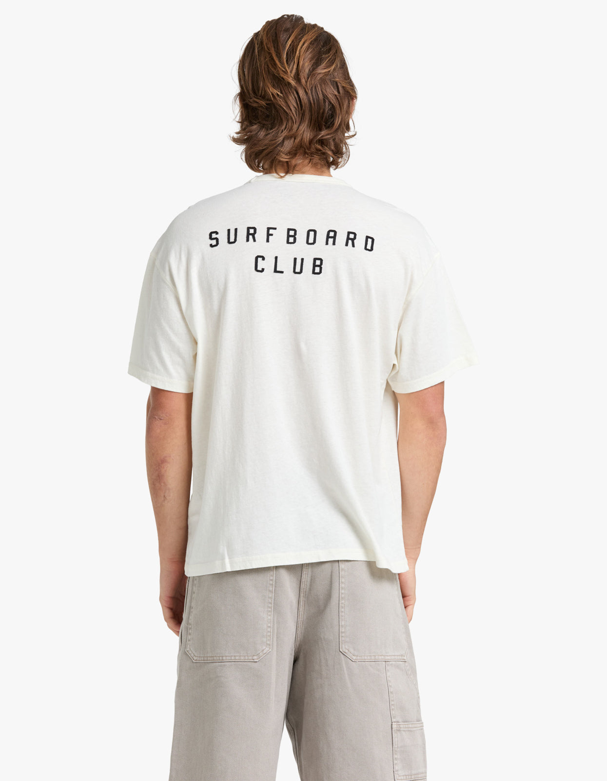 Patch Logo T Shirt - Old White