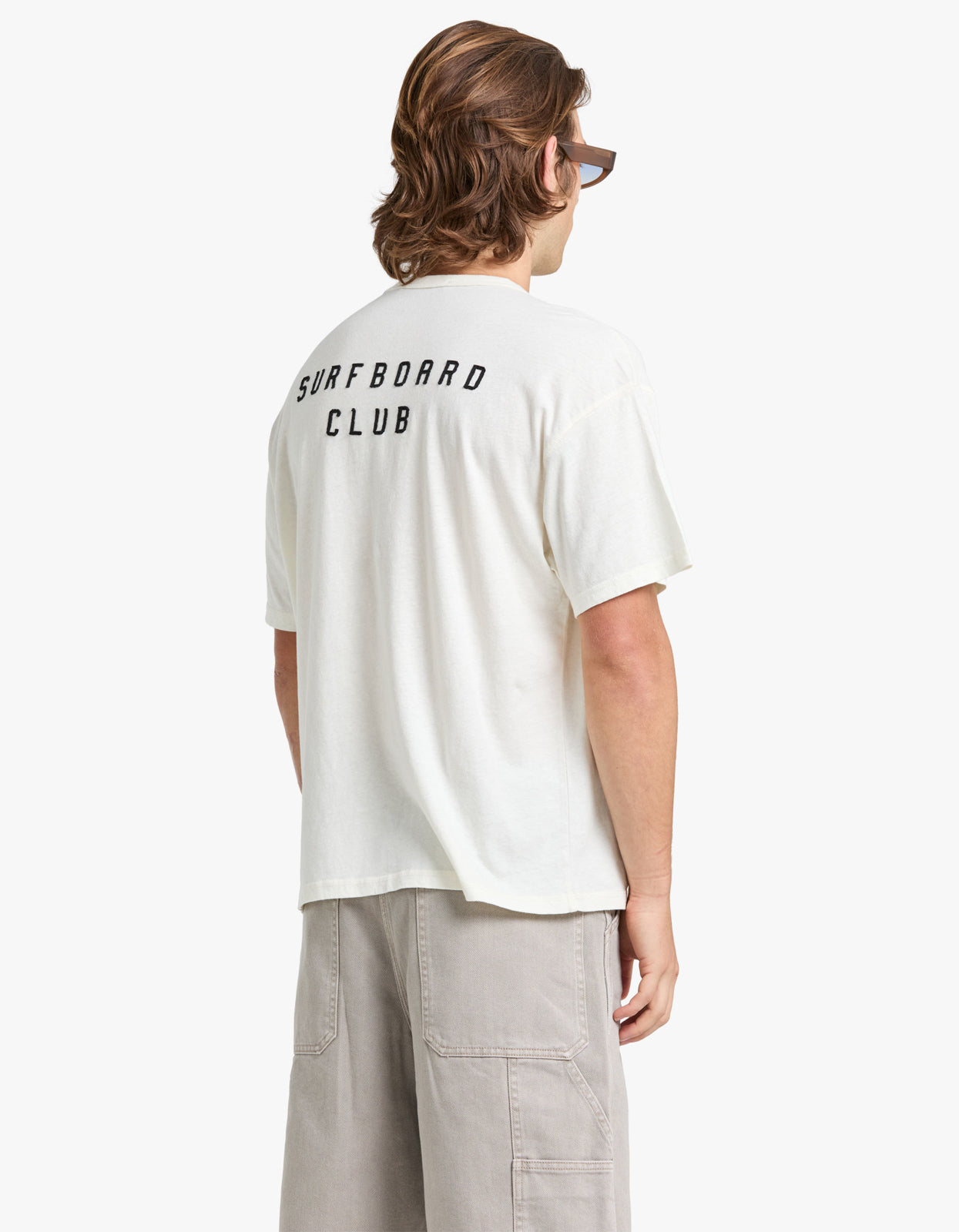 Patch Logo T Shirt - Old White