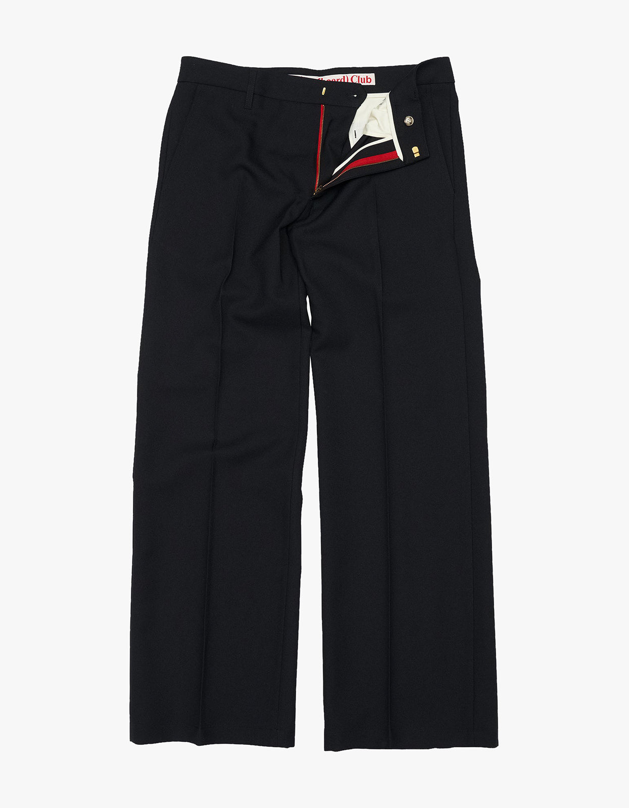 Tailored Bootcut Trousers - Black