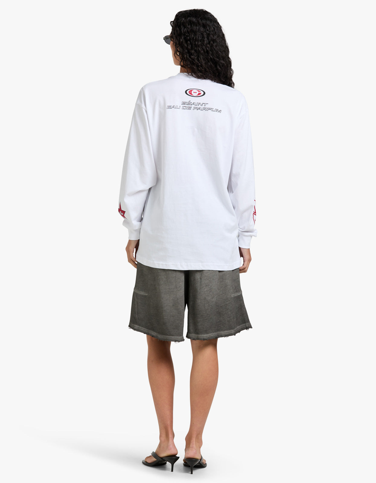 Signature Moto Tee White - White