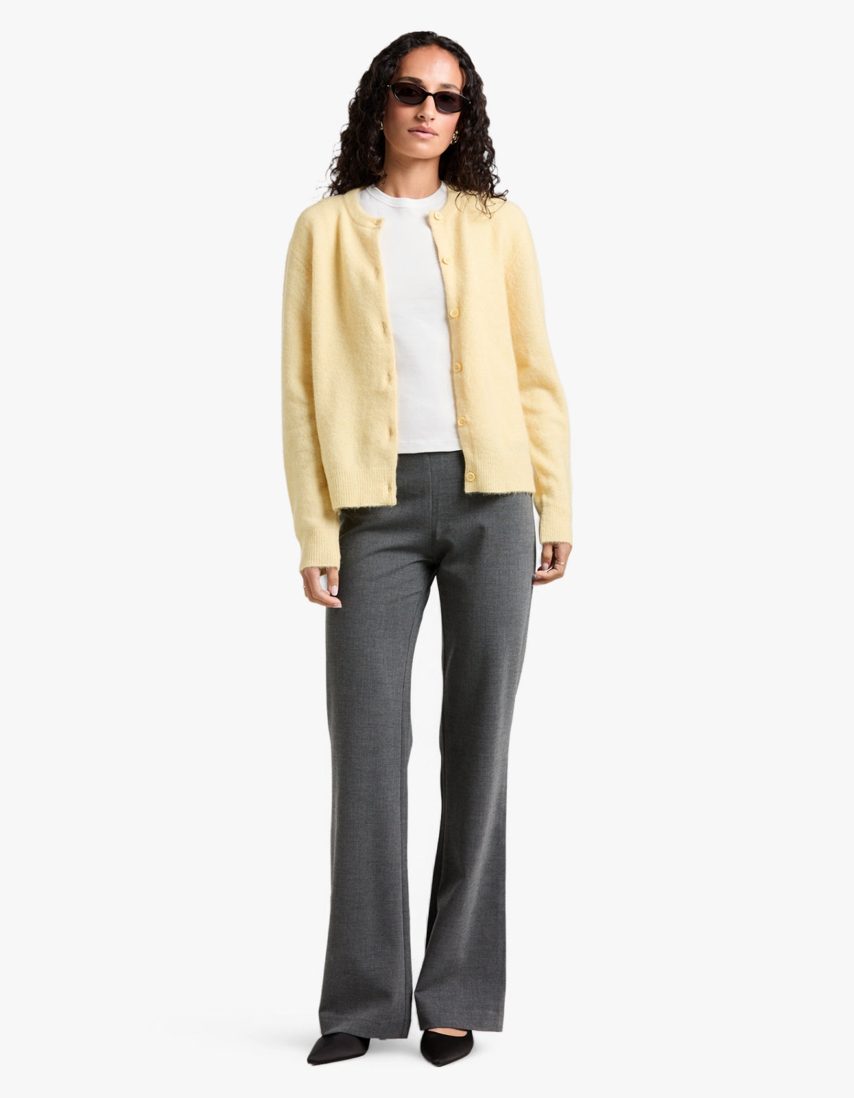 Samsøe Samsøe - Nor Short Cardigan 7355 Straw | Superette