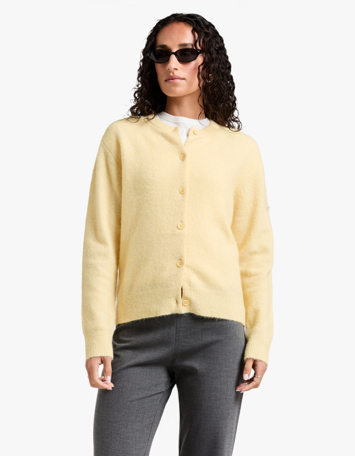 Nor Short Cardigan 7355 - Straw
