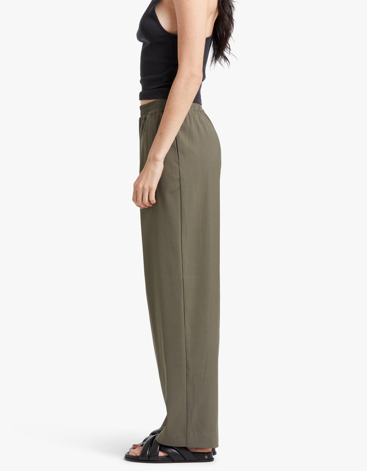 Julia Trousers 14635 - Dusty Olive