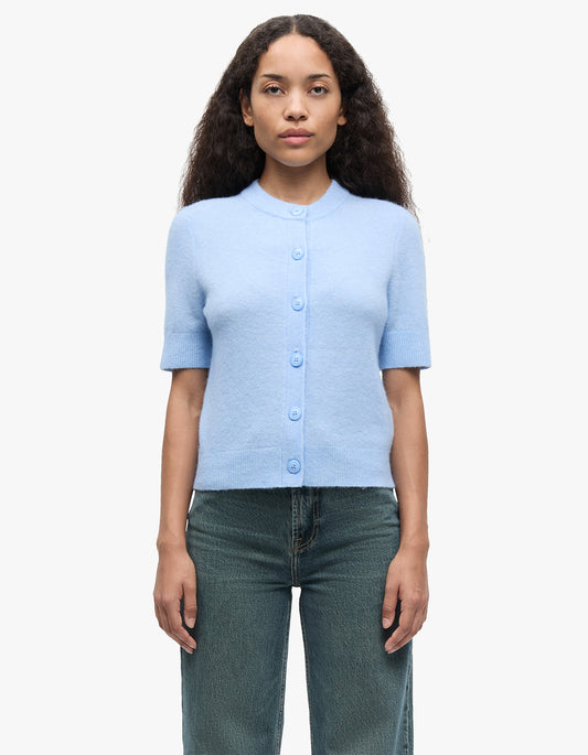 Sanoura S/S Cardigan 15556 - Cashmere Blue