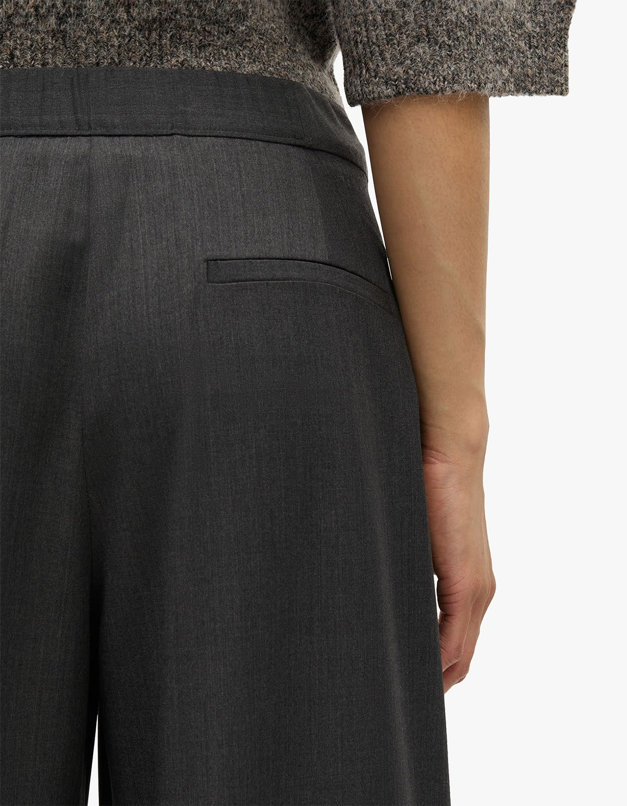 Saroko Trousers 15449 - Dark Grey Mel.