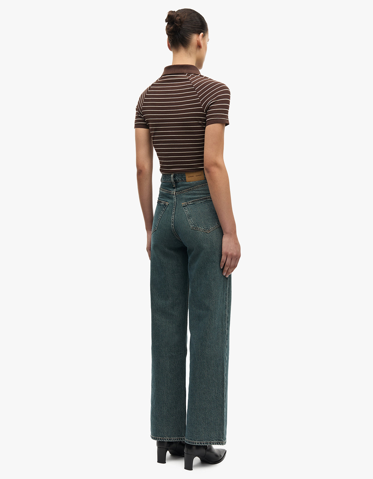 Samia S/S Polo 15888 - Coffee Brown St.