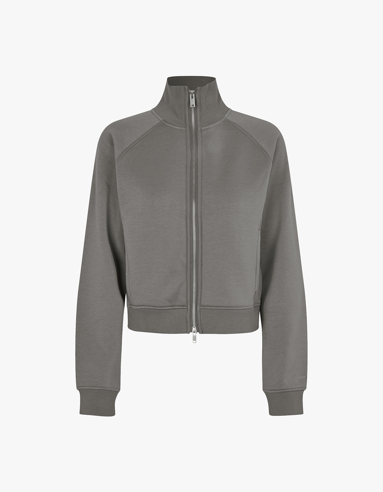 Samsøe Samsøe - Sakira Zip Sweat 15905 - Gunmetal | Superette