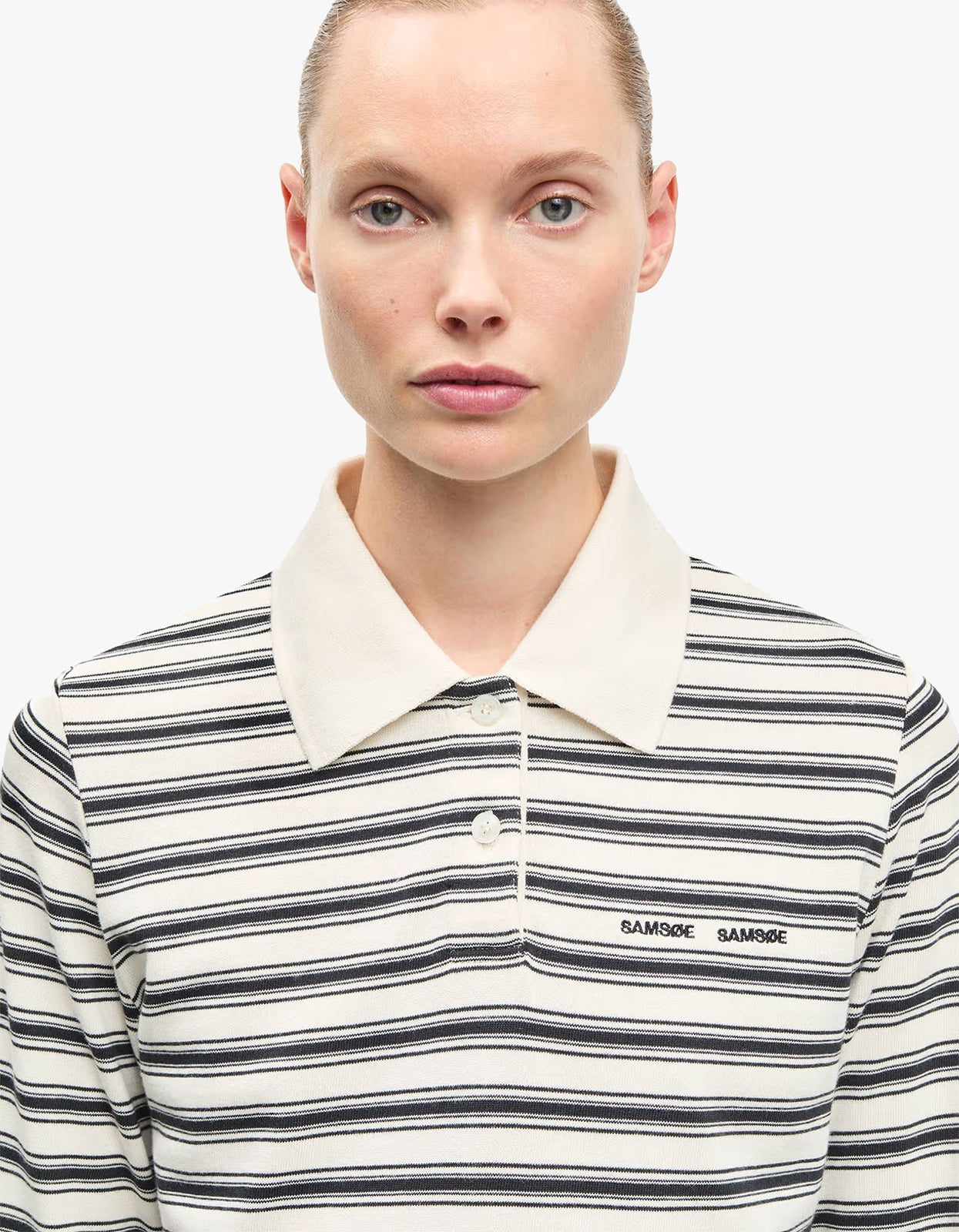 Sadonell L/S Polo 15512 - Egret St.