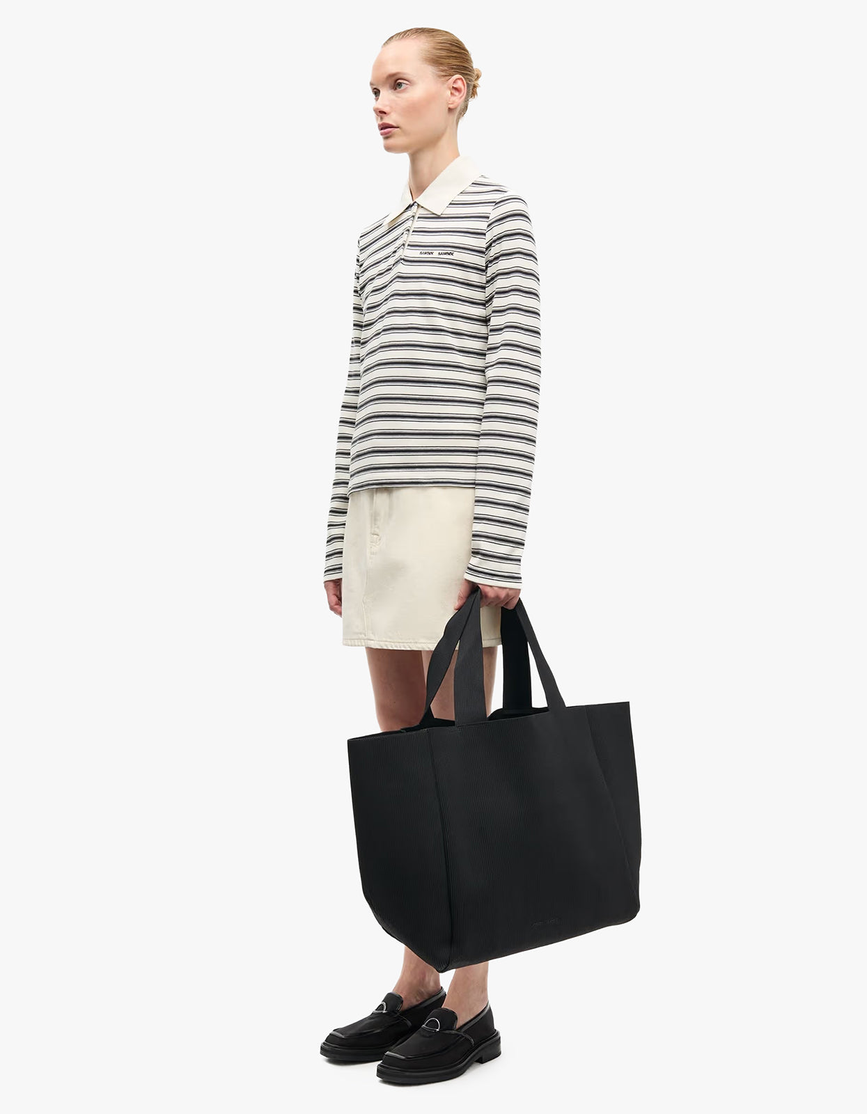 Sadonell L/S Polo 15512 - Egret St.
