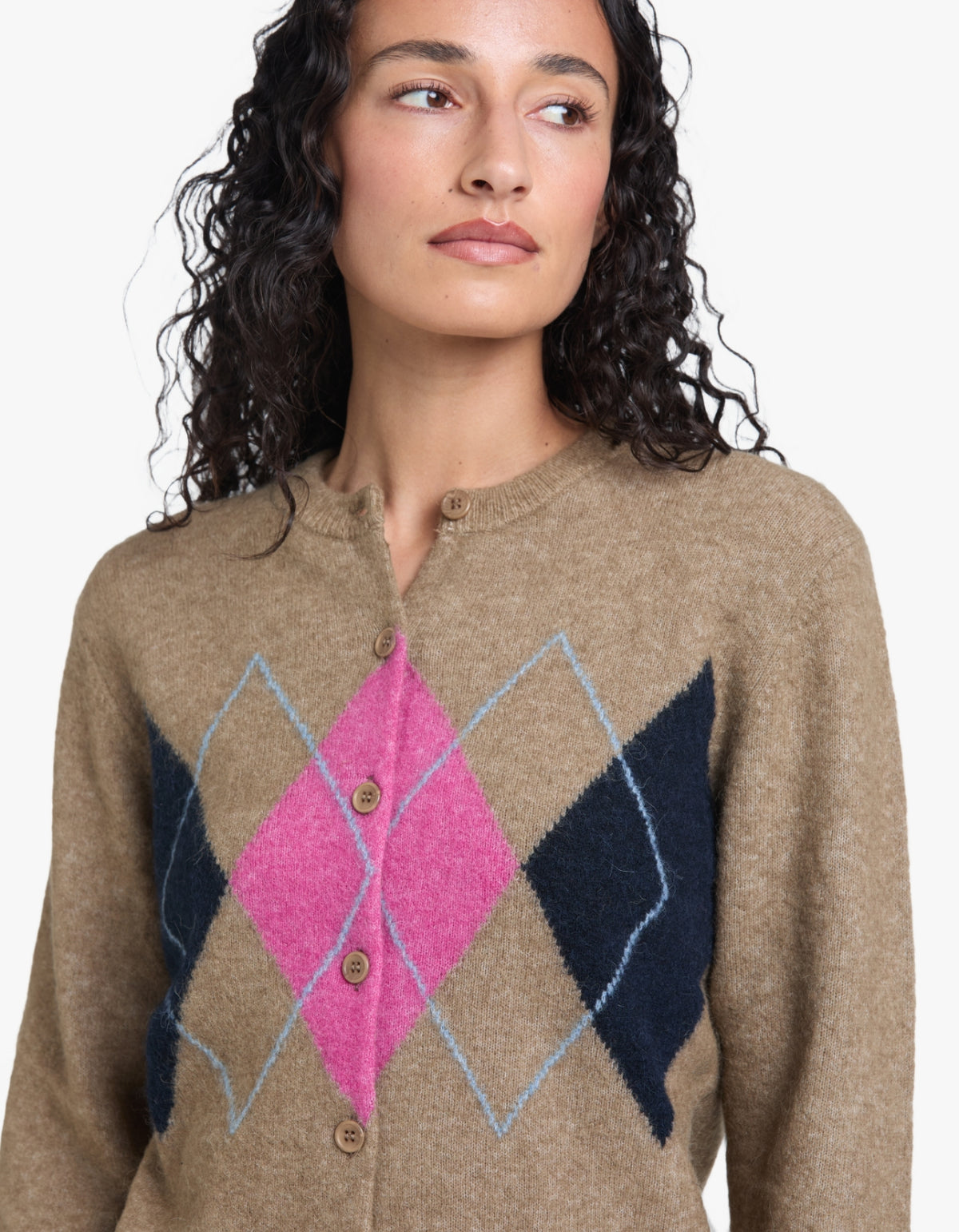 Sanor Short Cardigan 15556 - Lead Gray