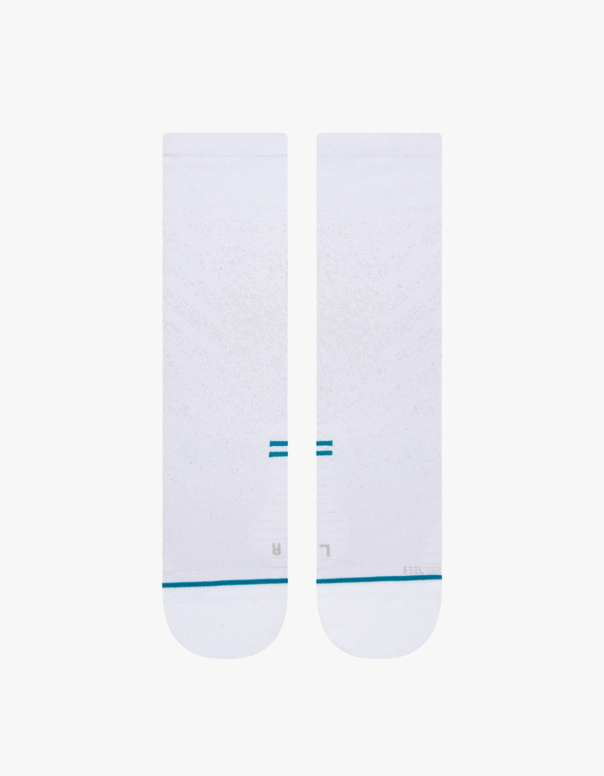 Run Light Performance Crew Socks - White