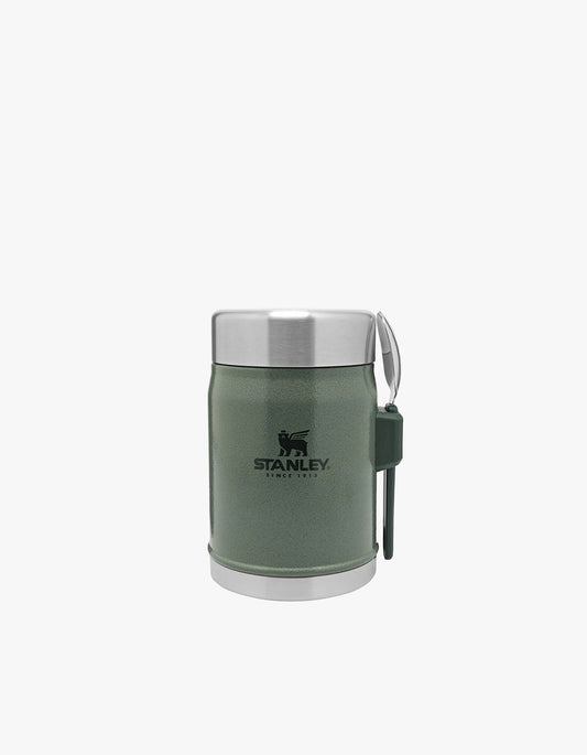 Classic Legendary Food Jar And Spork 414ml - Hammertone Green