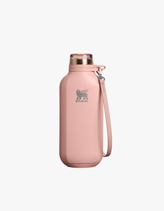 The Stanley Clutch Bottle 16oz - Peach Rose